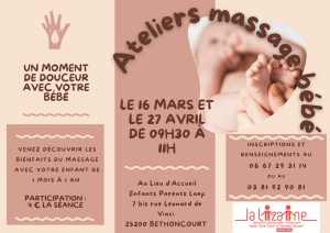 Ateliers massage bébé